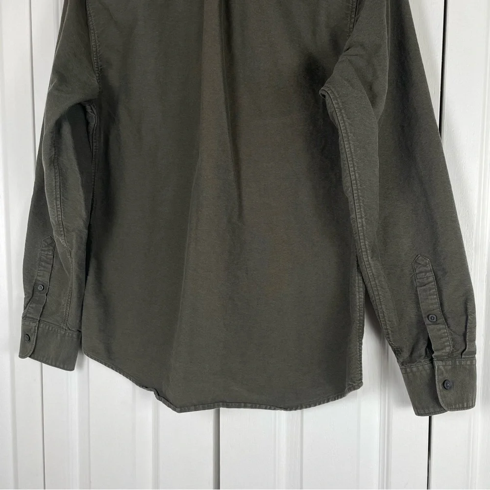 Everlane Oxford Poplin Button Up Long Sleeve Shirt Men’s M Green Classic Cotton - Picture 8 of 13
